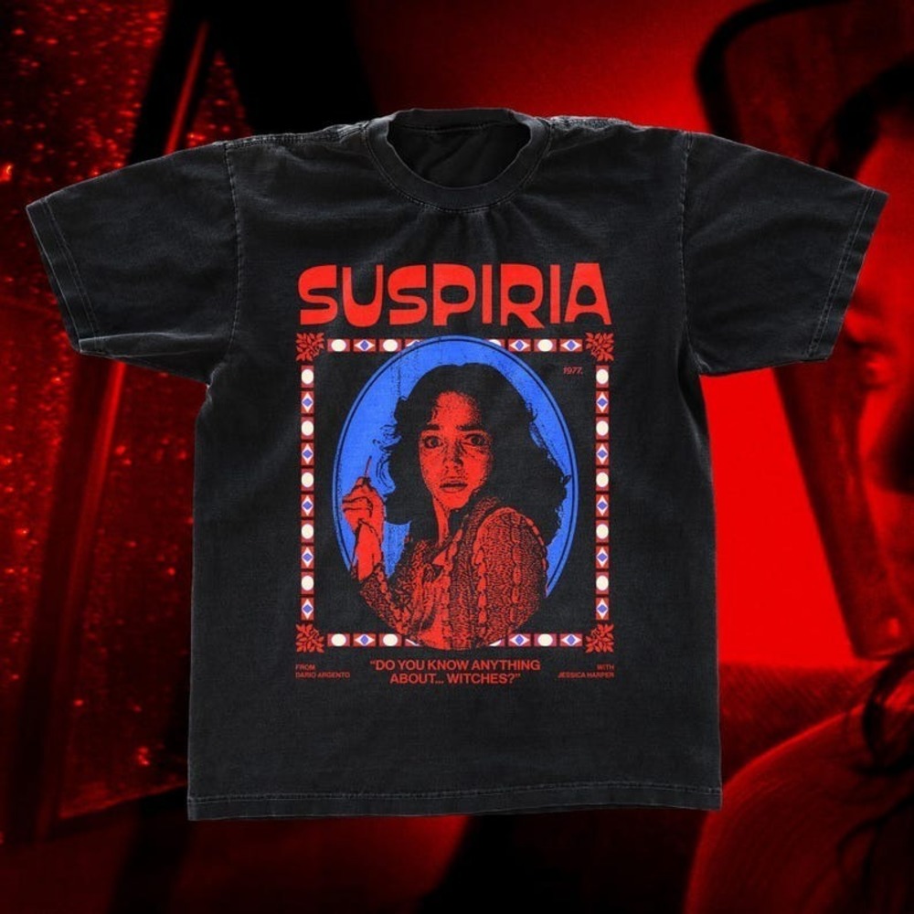 Suspiria 1977 T-shirt, Retro Horror Movie Teeshirt